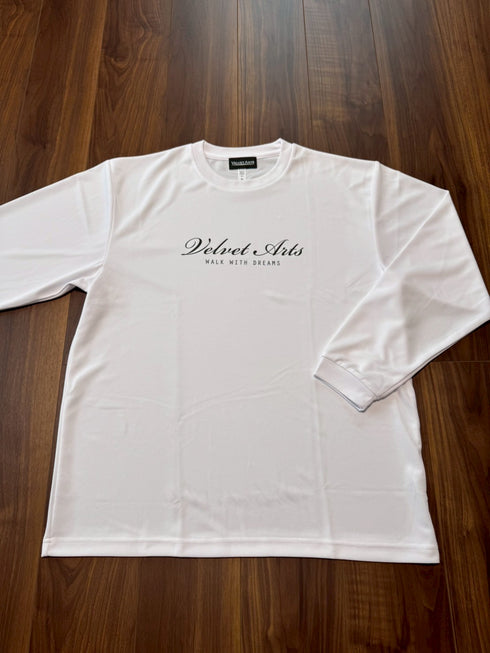 長袖ドライTシャツ(筆記体ロゴ)